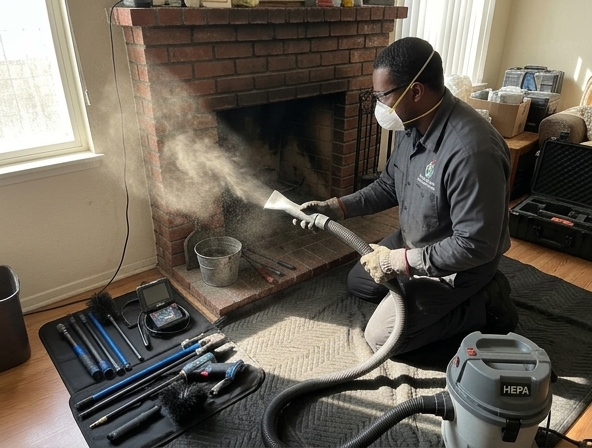 Restore Your Fireplace's Efficiency: Smoke Chamber Cleaning in Compton, CA