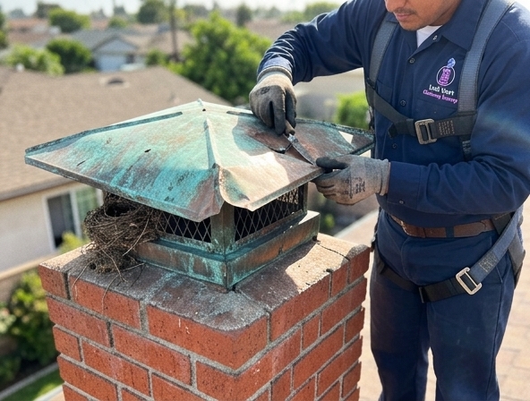 Is Your Chimney Cap Damaged in Santa Ana?