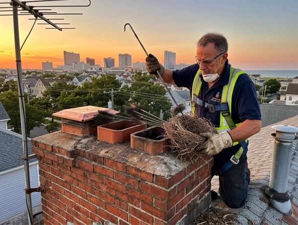 Bird Nest Removal: Protecting Your Atlantic City Chimney