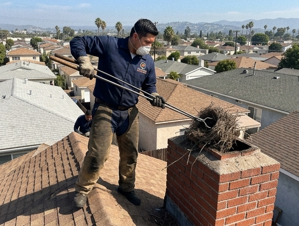 Is Your Chimney Clogged? We Clear It Fast in Los Angeles.