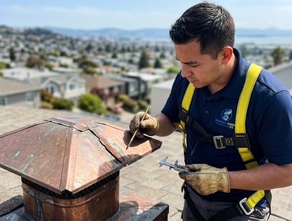 Damaged Chimney Cap? We Repair and Replace in San Mateo, CA