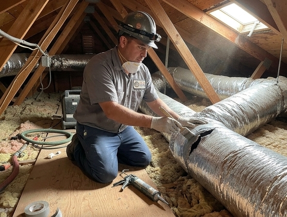 Torn Air Duct Replacement in Antioch, CA