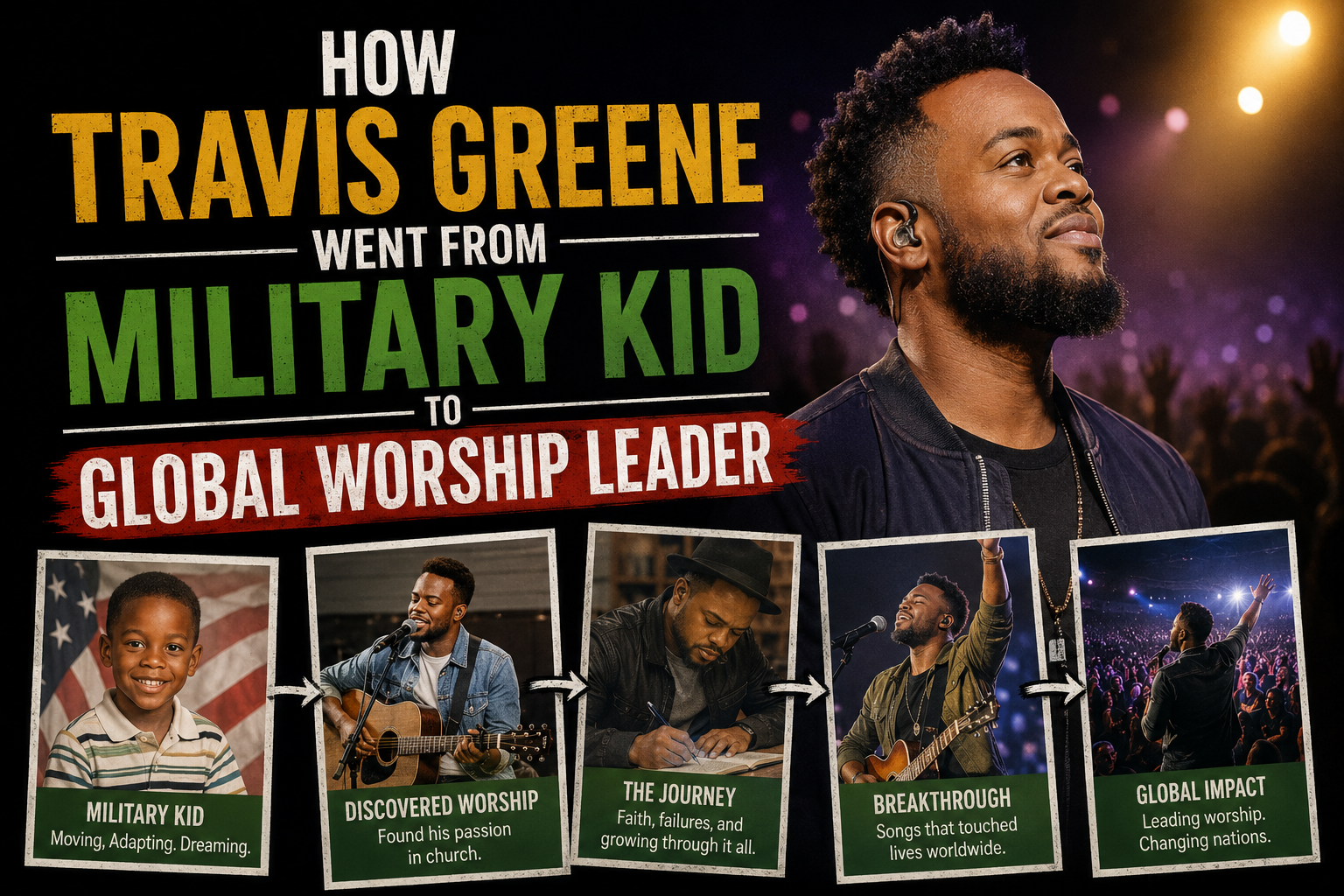 How Travis Greene Went From Military Kid to Global Worship Leader