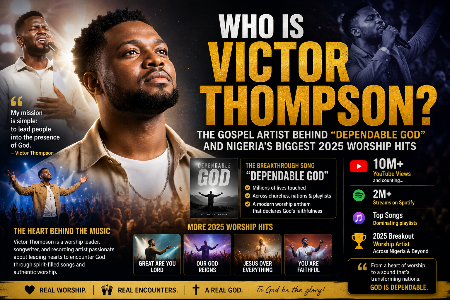 Who Is Victor Thompson? The Gospel Artist Behind "Dependable God" and Nigeria's Biggest 2025 Worship Hits