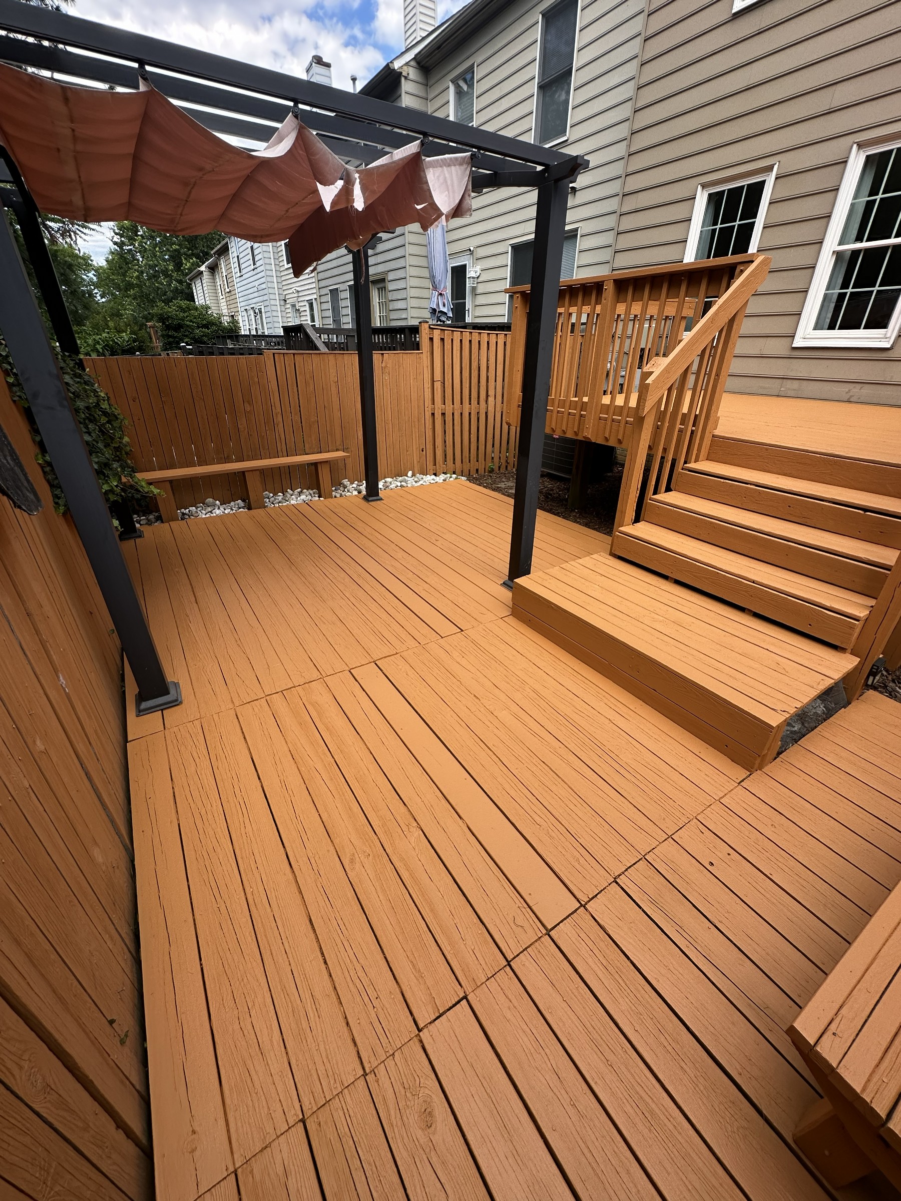 Deck Painting deck renovation in McLean, VA, photo 4