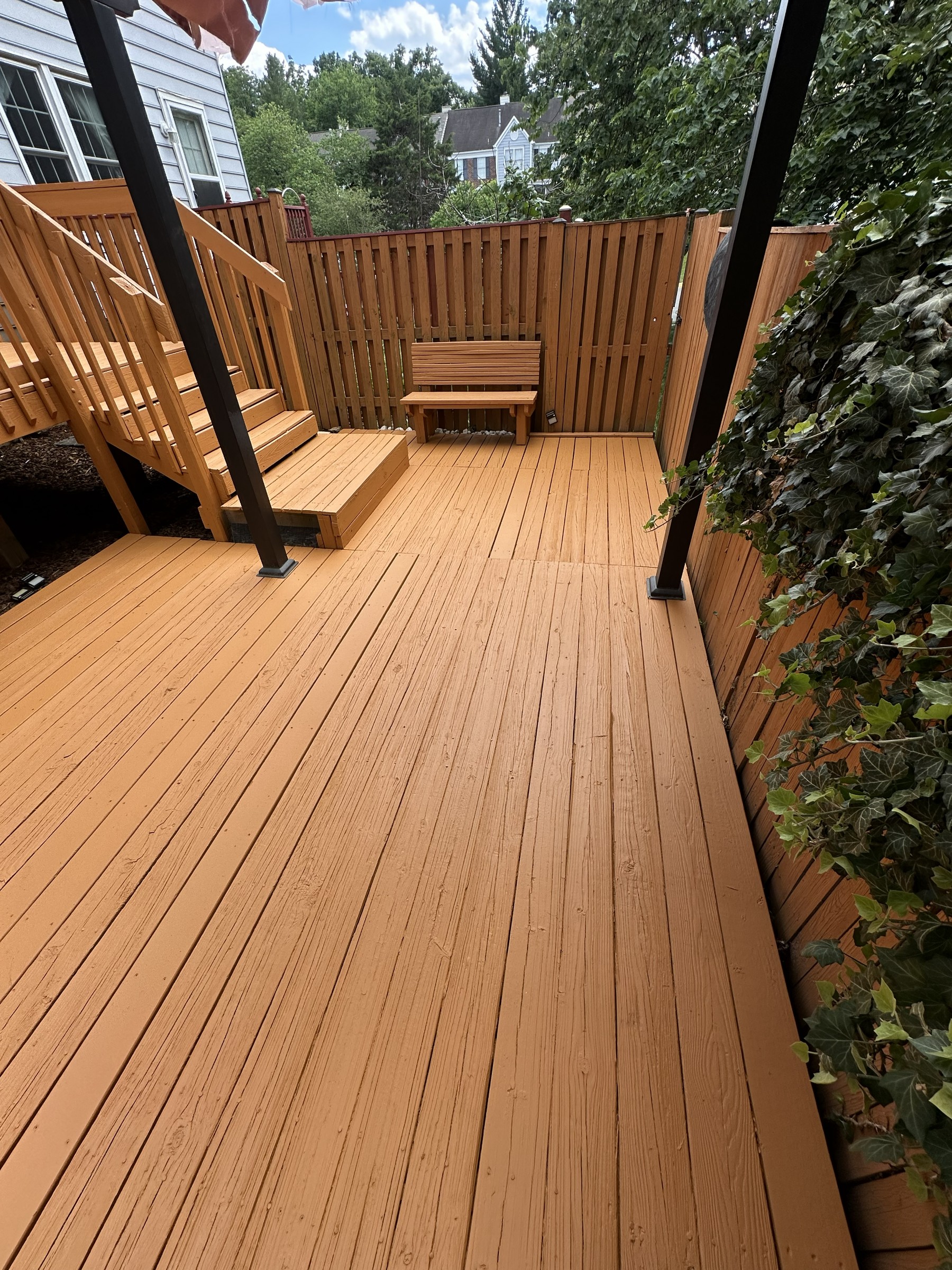 Deck Painting deck renovation in McLean, VA, photo 5