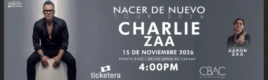 Nacer de Nuevo - Tour 2026 - Charlie Zaa