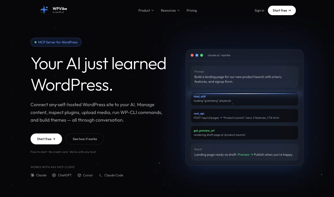 Cómo conectar tu página web de WordPress con la IA (paso a paso con WPVibe)