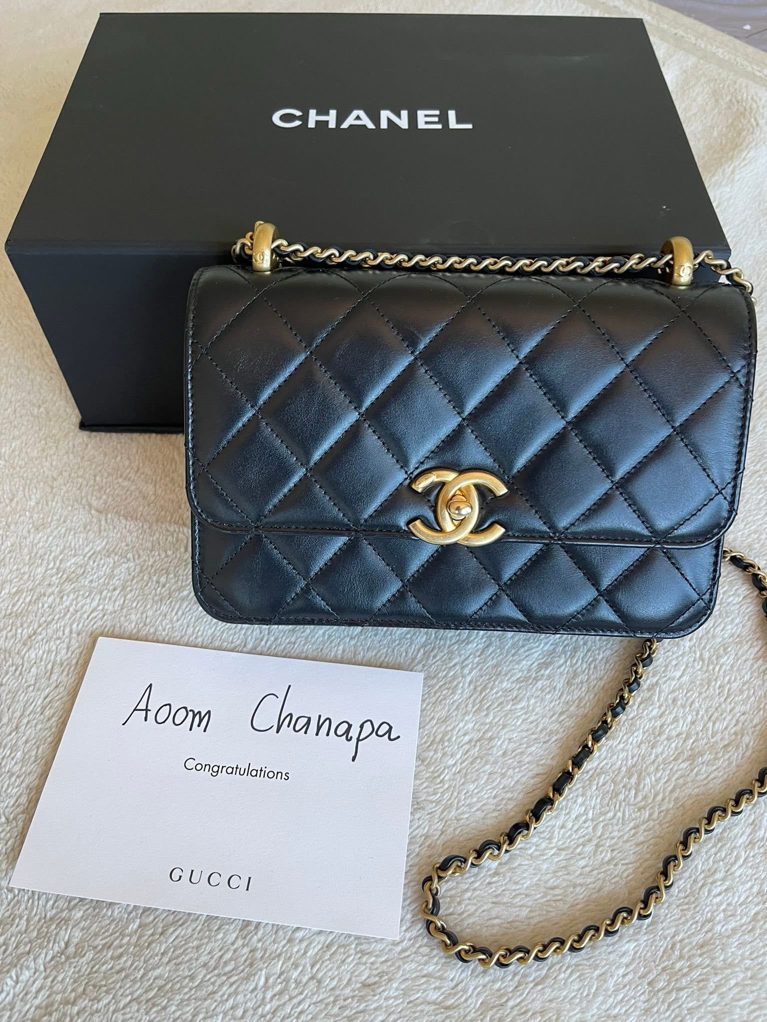 Chanel 2021-2026 Mini Quilted Lambskin Perfect Fit Flap crossbody bag