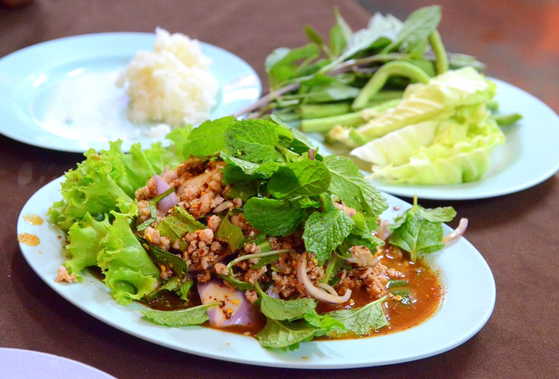Larb Moo (Spicy Pork Salad)