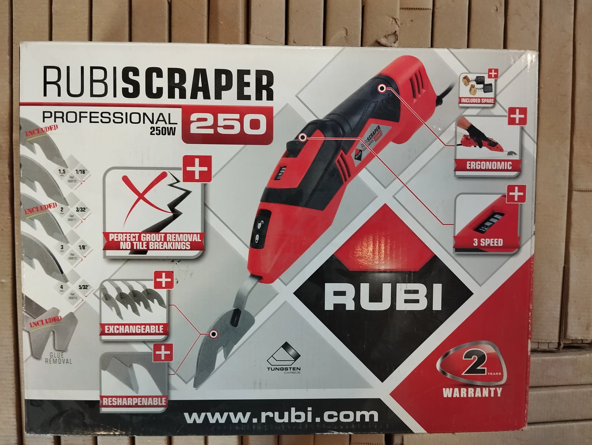RUBI Scraper 250  Fogskrapa