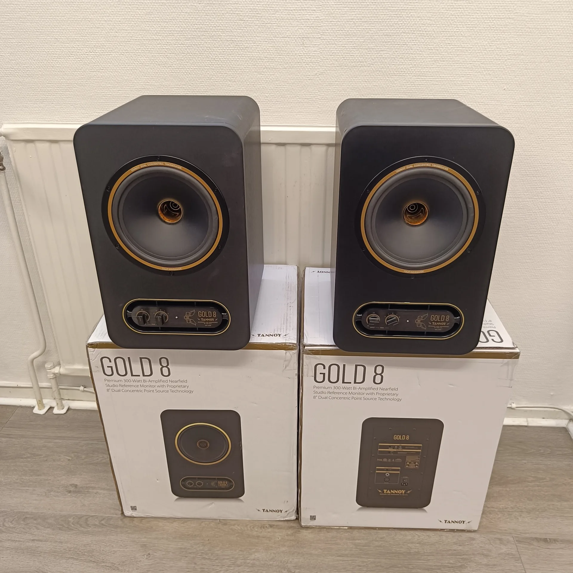 2st Tannoy GOLD8 högtalare