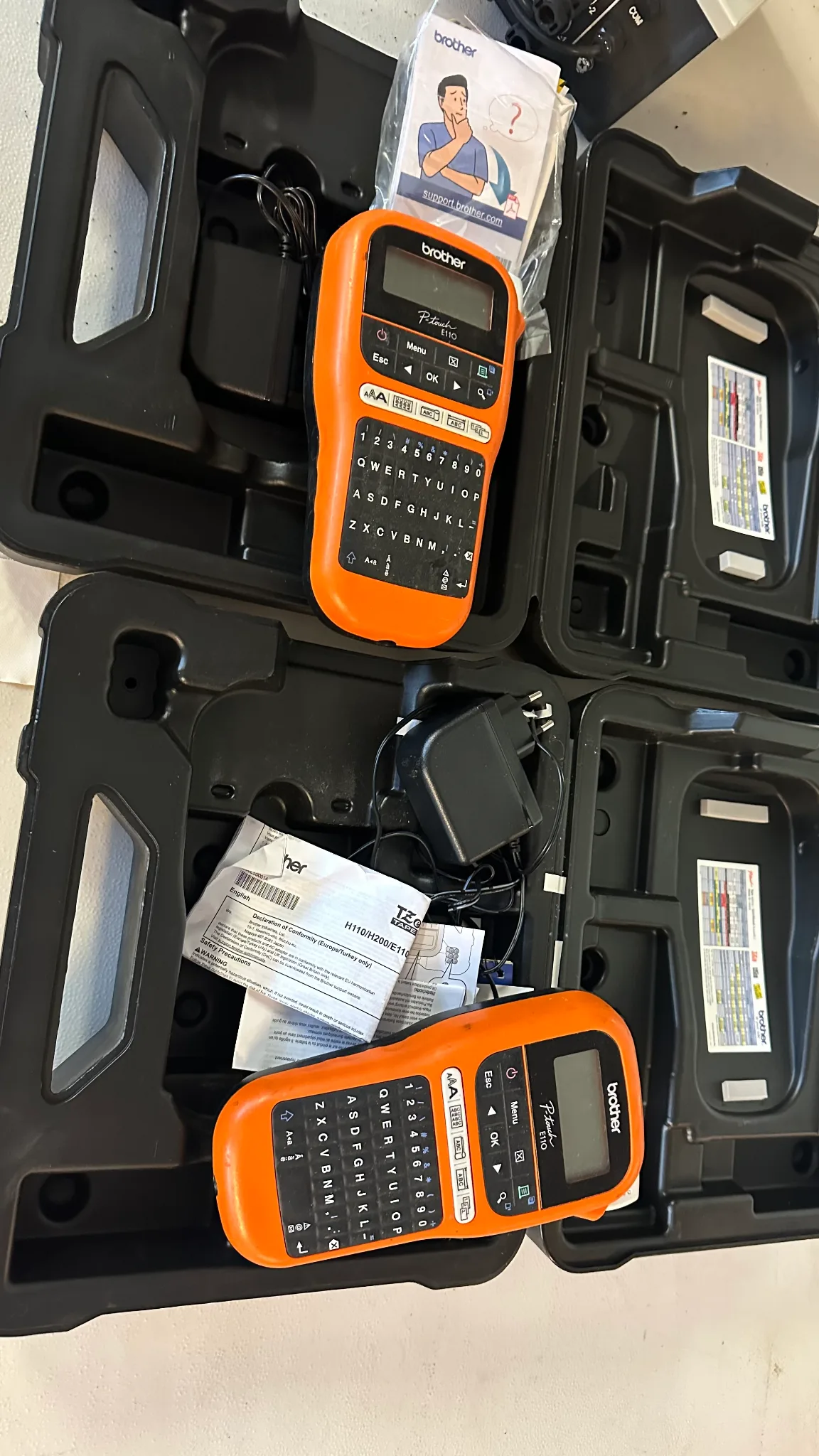 2 st Brother P-touch E110