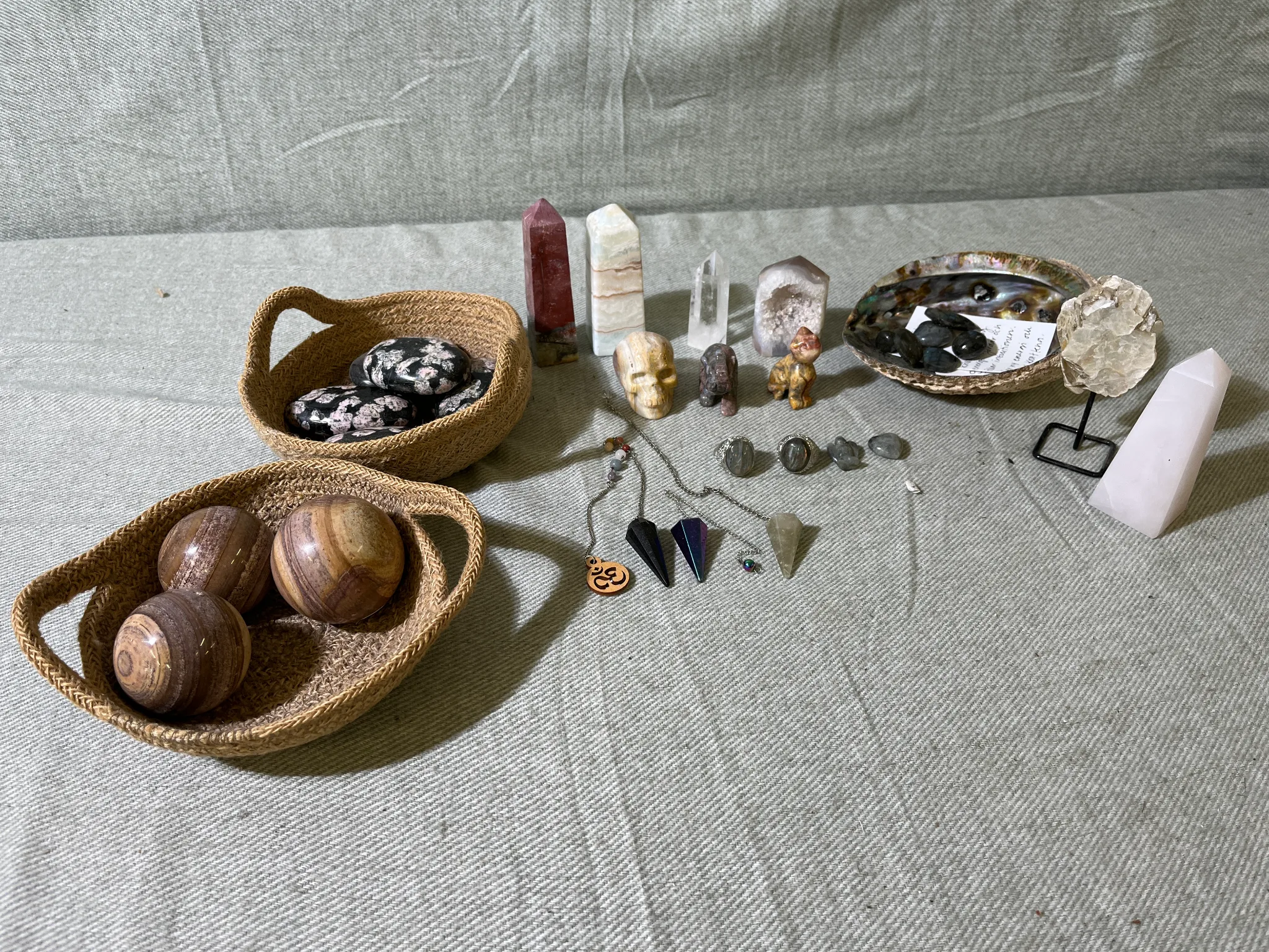 Dekorativa kristaller & mineraler