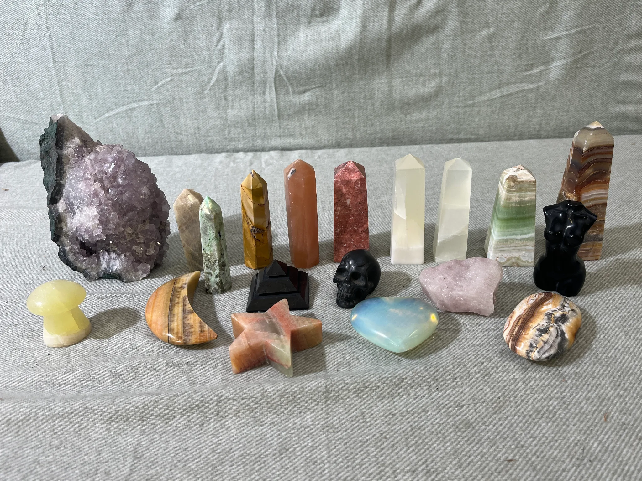 Dekorativa kristaller & mineraler