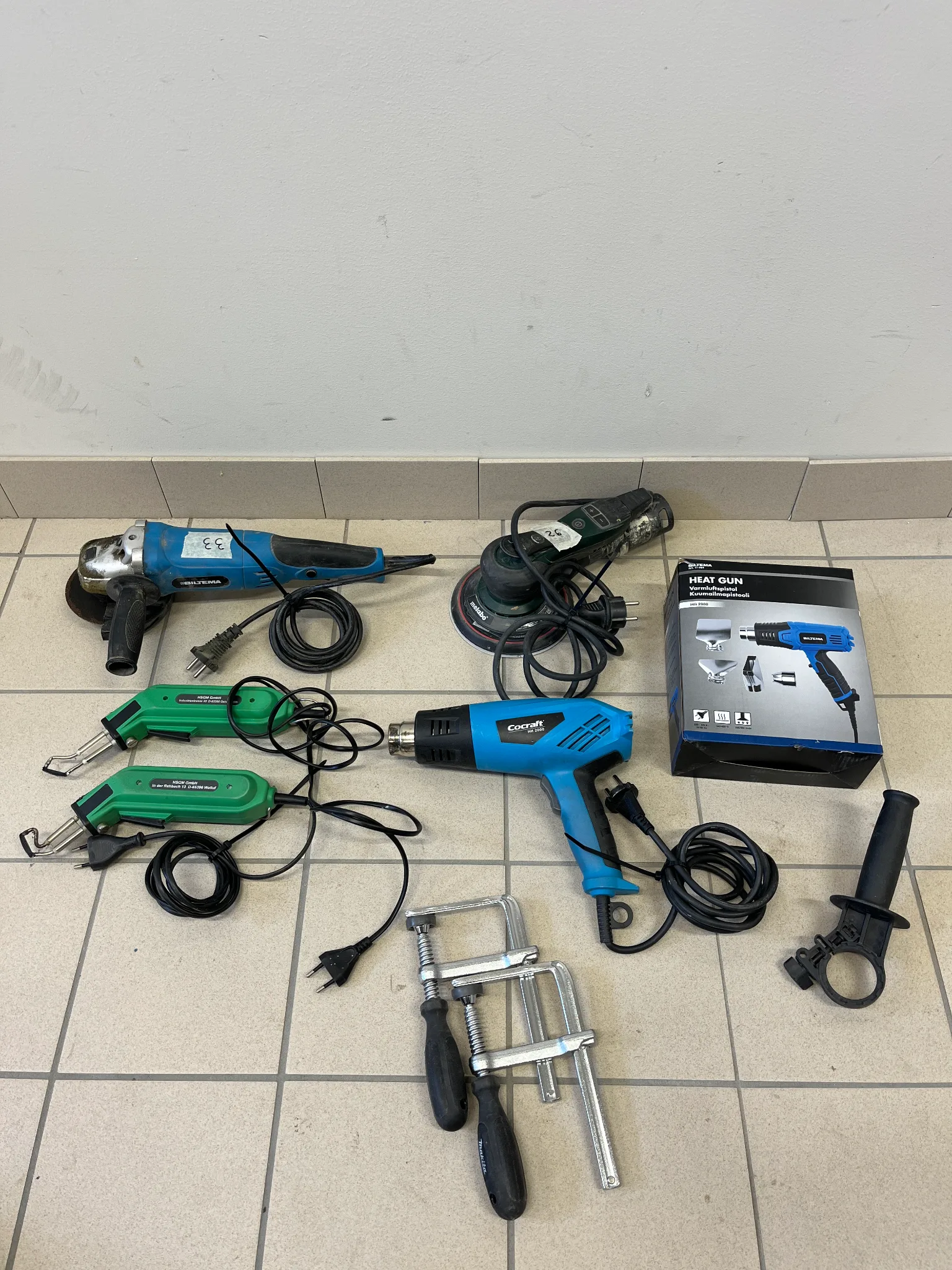 Verktygspaket på auktion i Lomma hos Auctiona