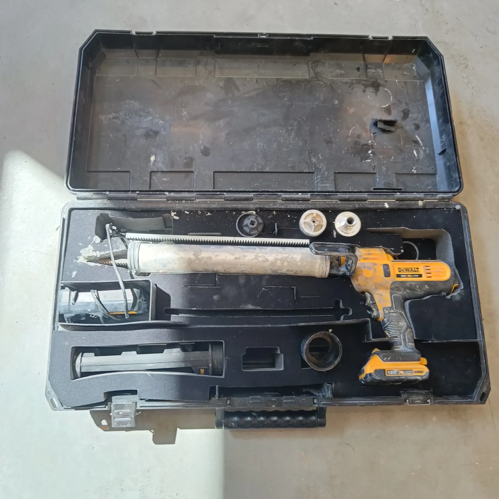 Dewalt fogspruta med batteri och laddare
