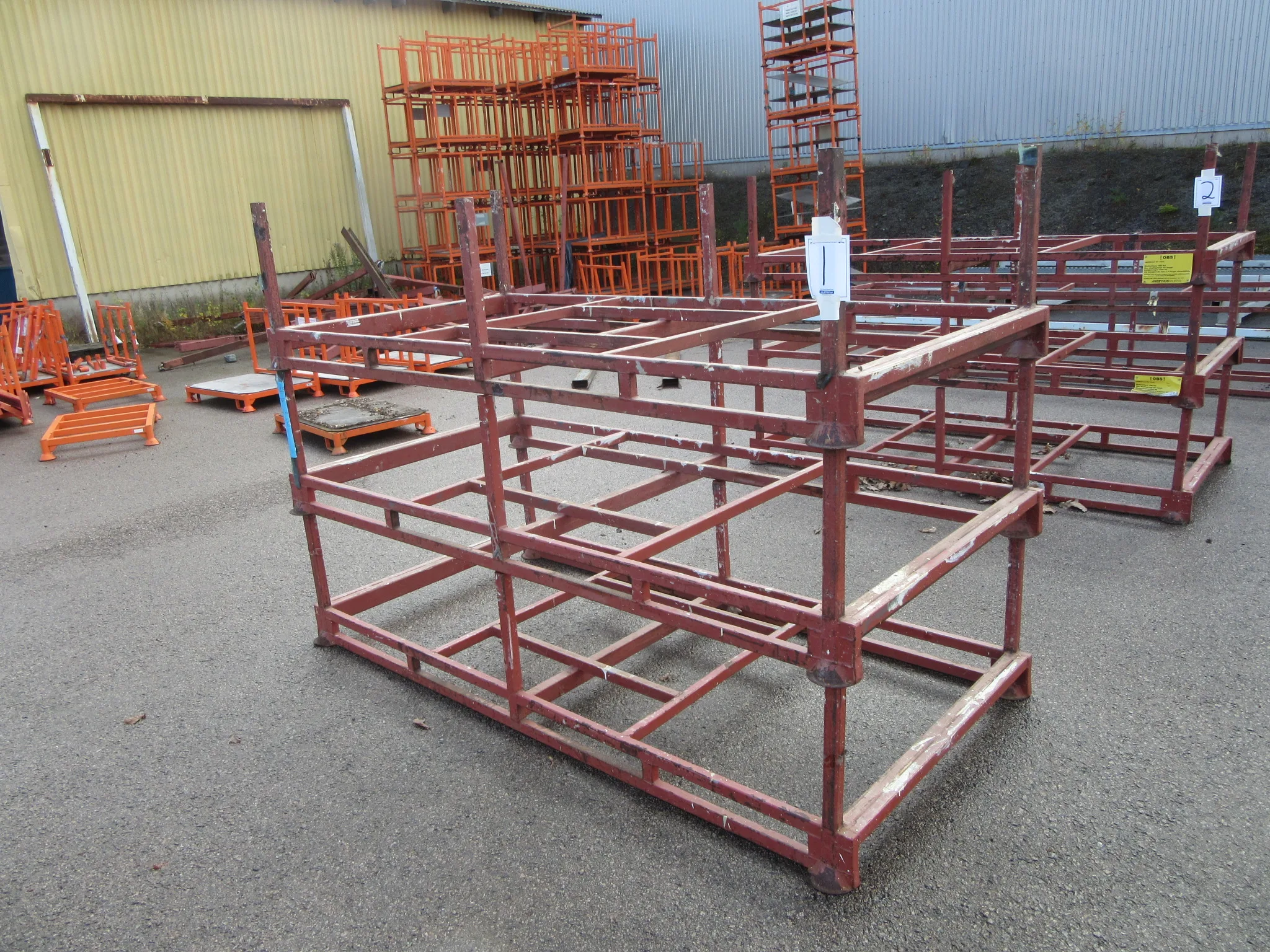 3 st materialställ