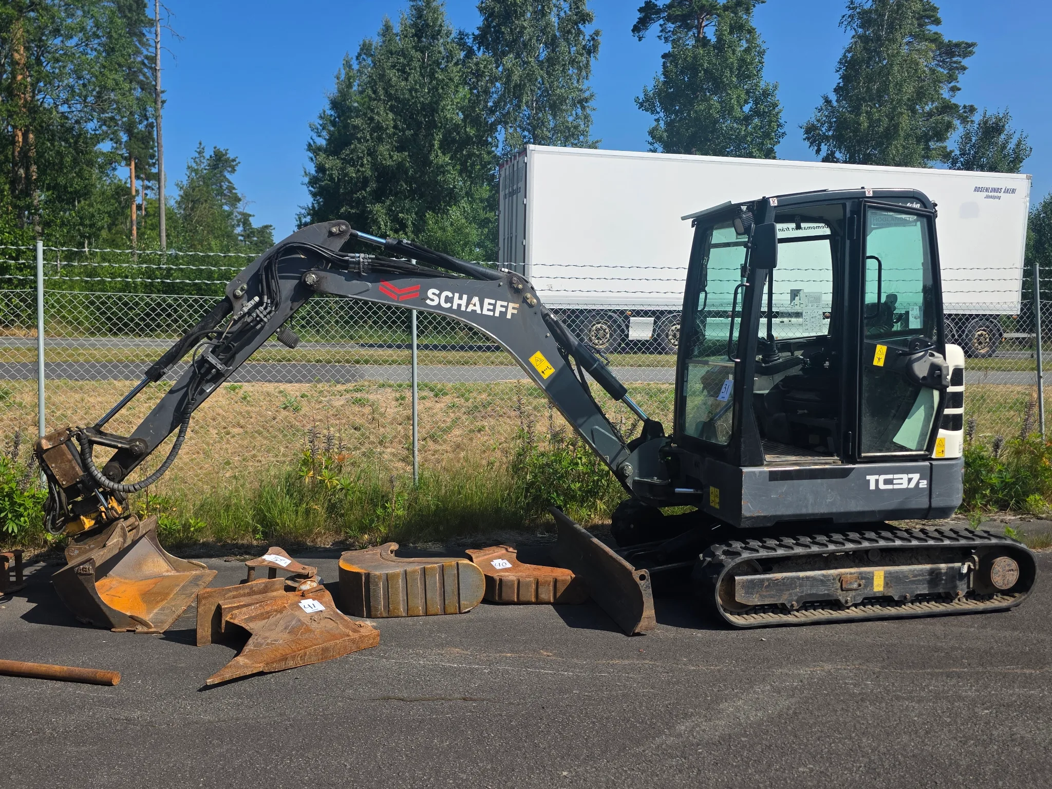 Schaeff TC37-2 bandgrävare med rototilt