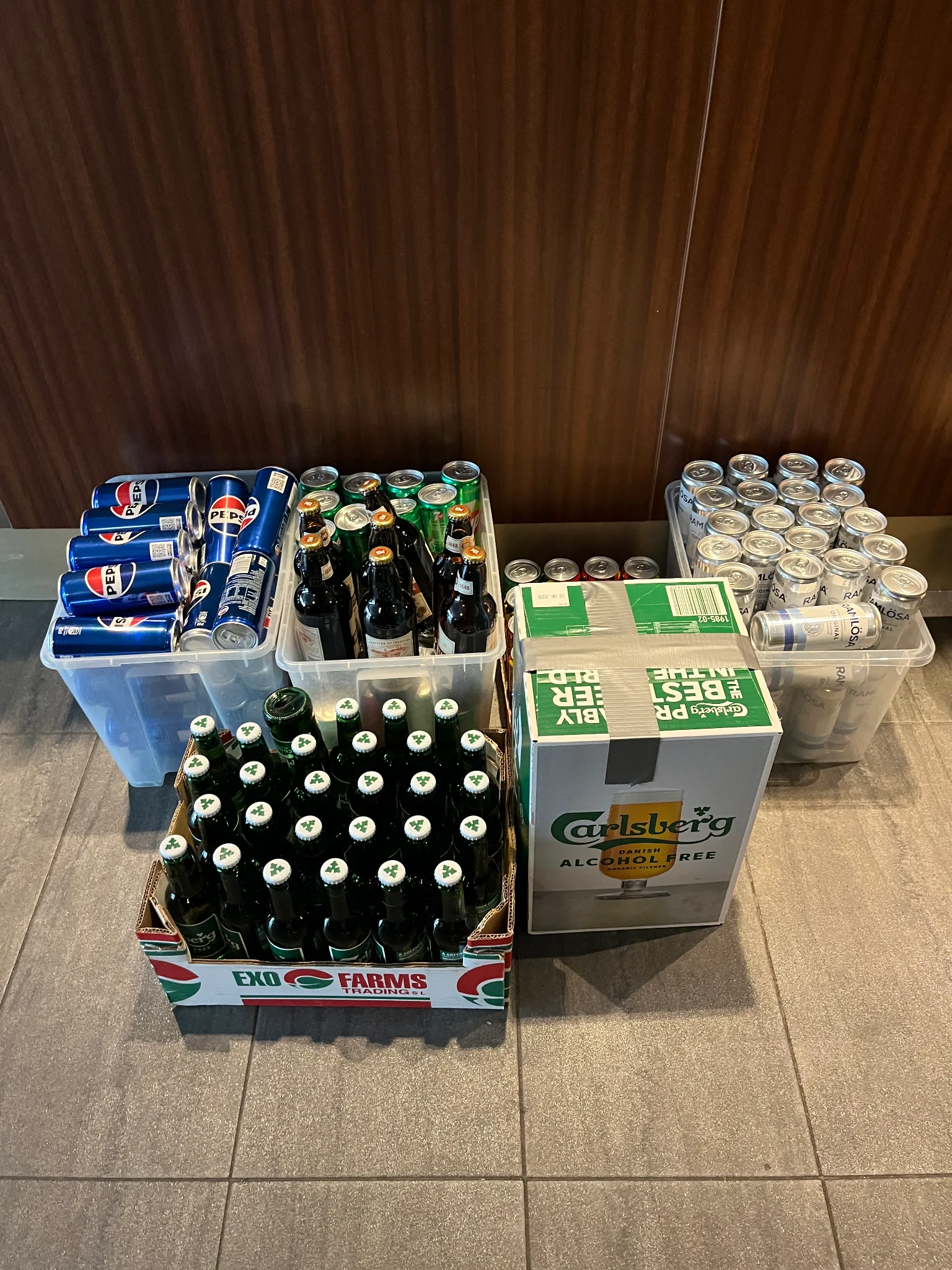 Större mängd dricka