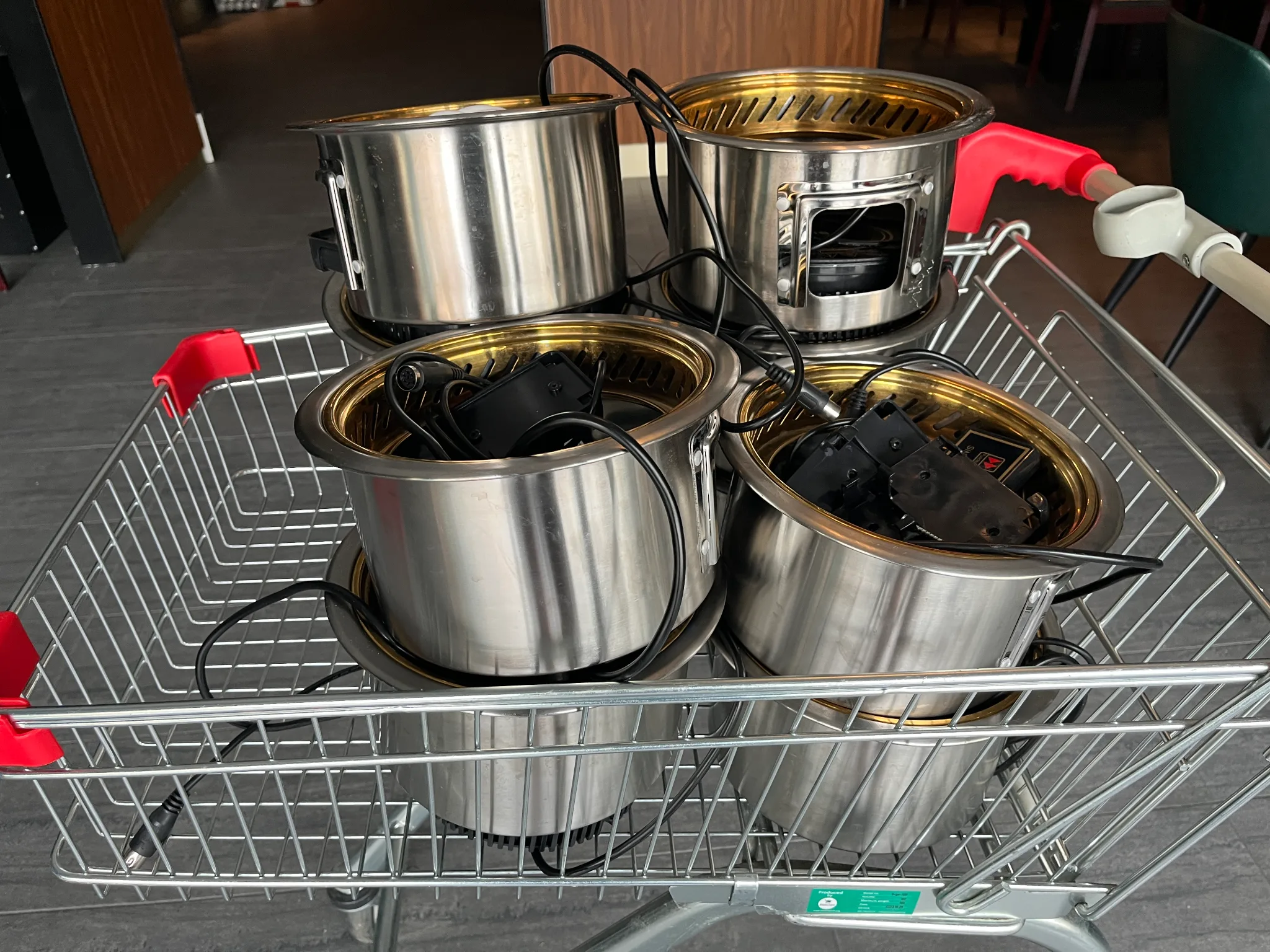 Värmeplattor med bordsstyrning