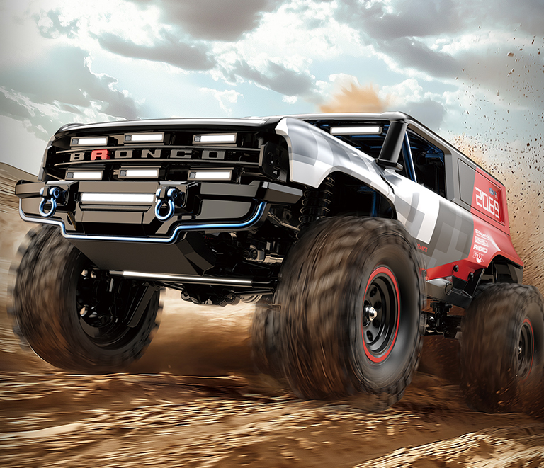 MJX Hyper Go H18P 1:18 Ford Bronco R Brushless RC Rock Crawler