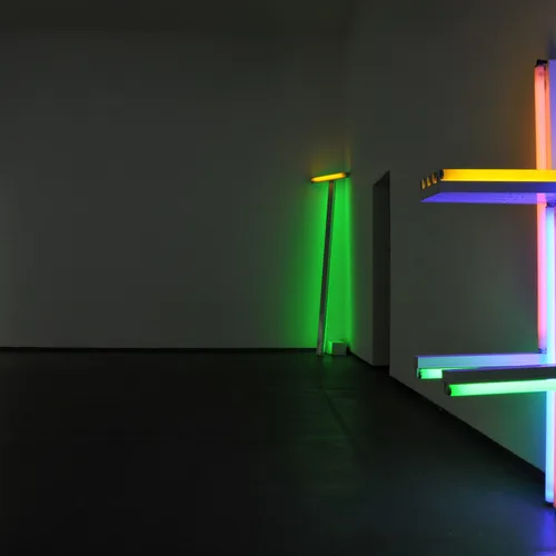 DAN FLAVIN : DE SIMPLES TUBES FLUORESCENTS