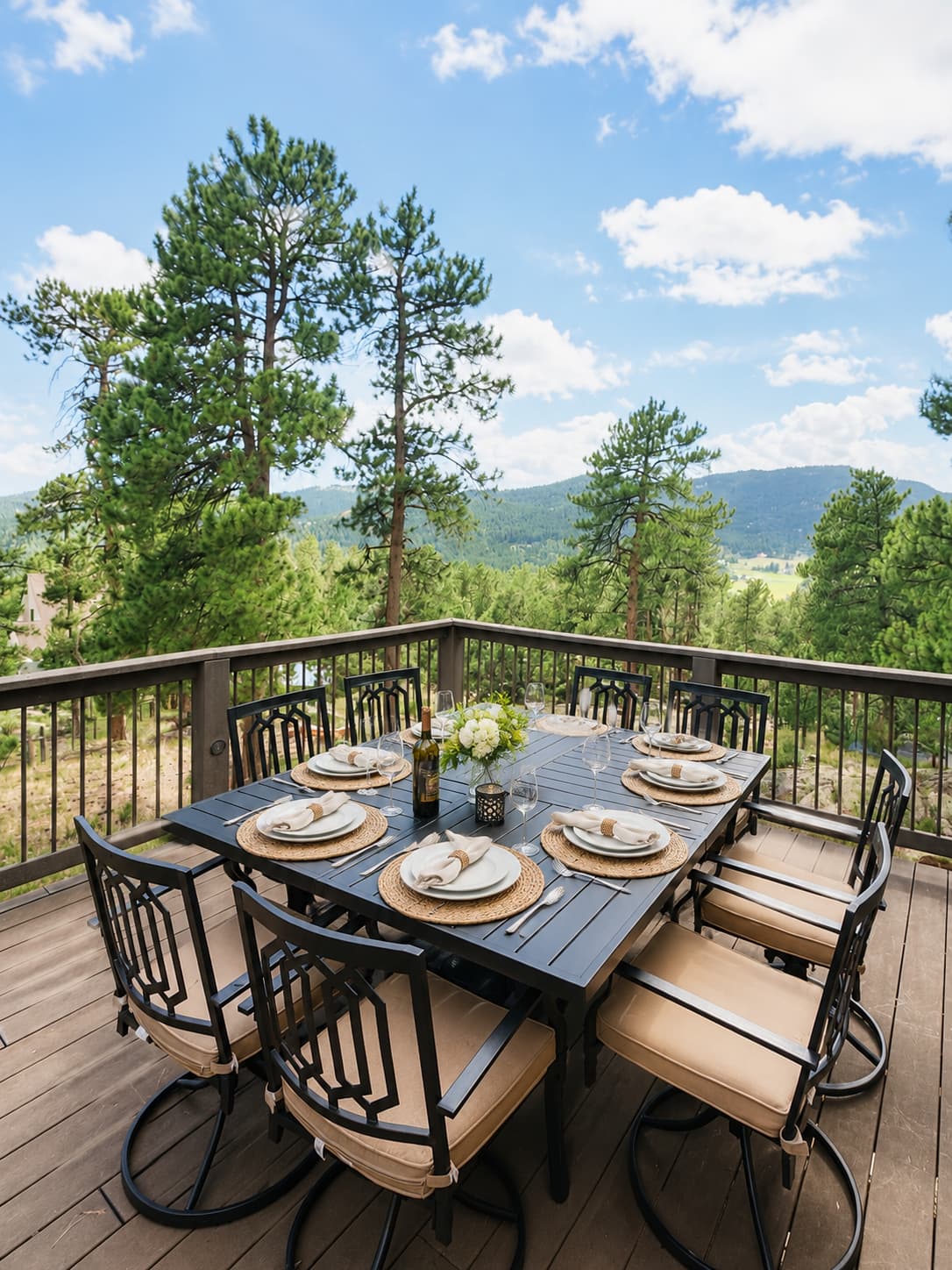 Furnished Private Suite with Spa Bath, Gym & Mountain Views