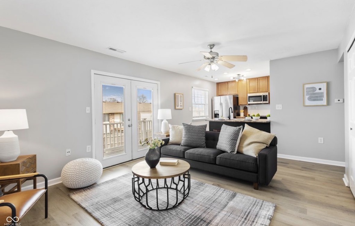 ✨ Completely renovated 2 bedroom condo with modern finishes, luxury vinyl flooring, updated kitchen and bath, fresh paint, and a bright open living space.