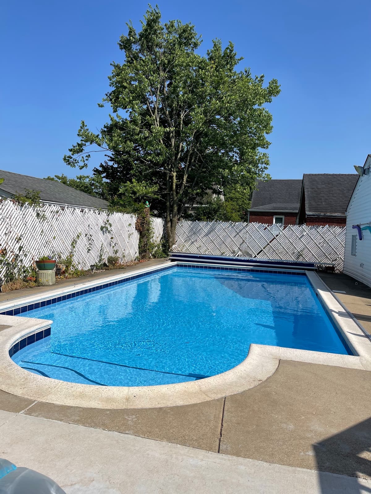 Bright and comfortable three bedroom  home in quiet neighborhood with saltwater pool