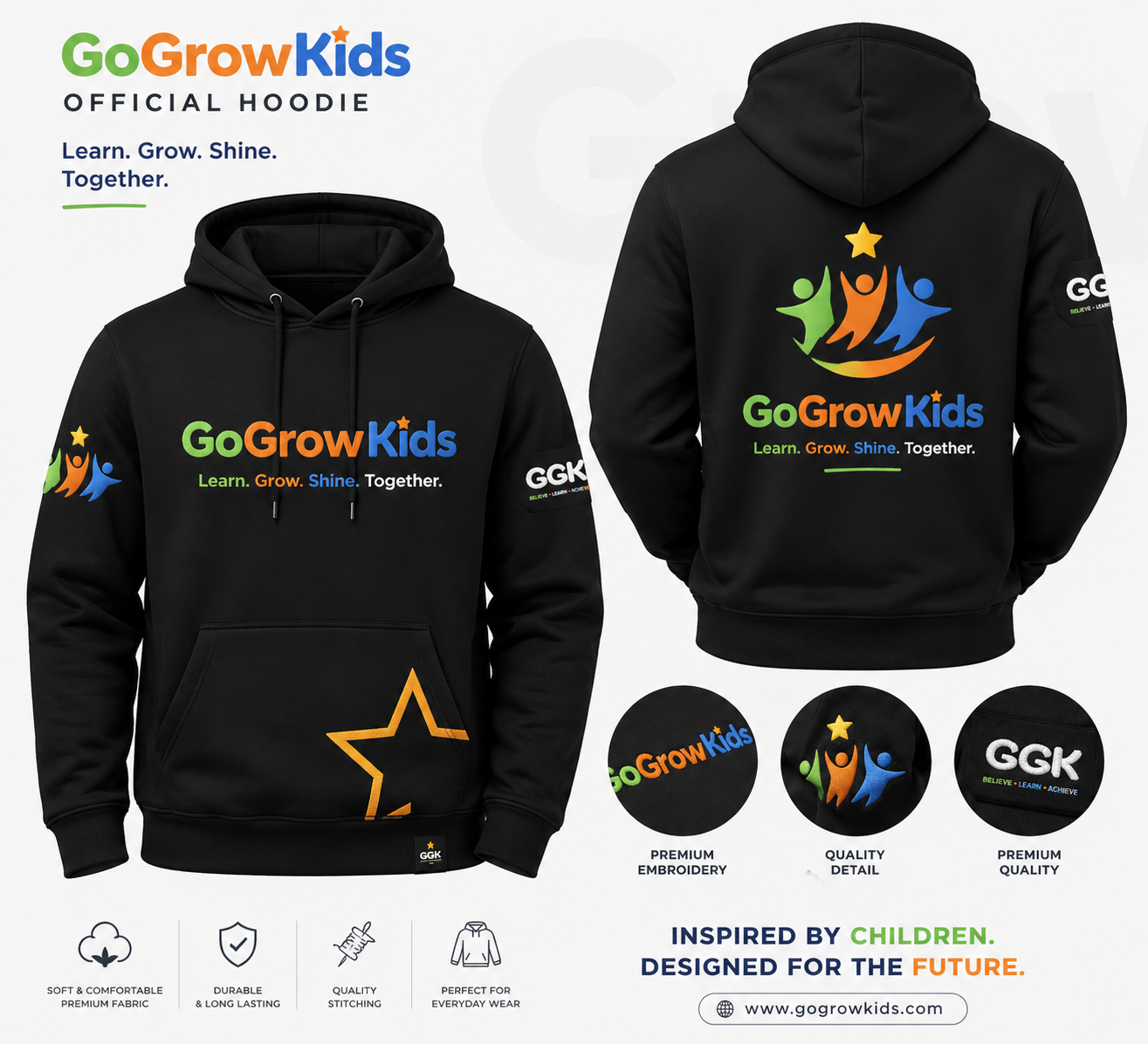 GoGrowKids Official Hoodie