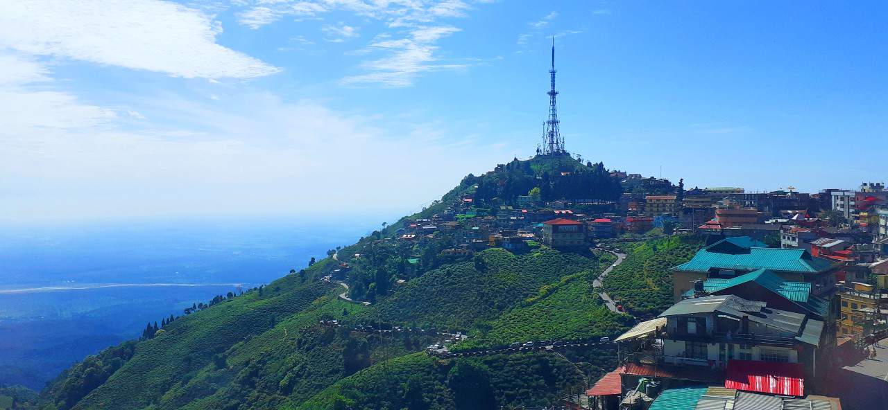 A scenic view of Kurseong
