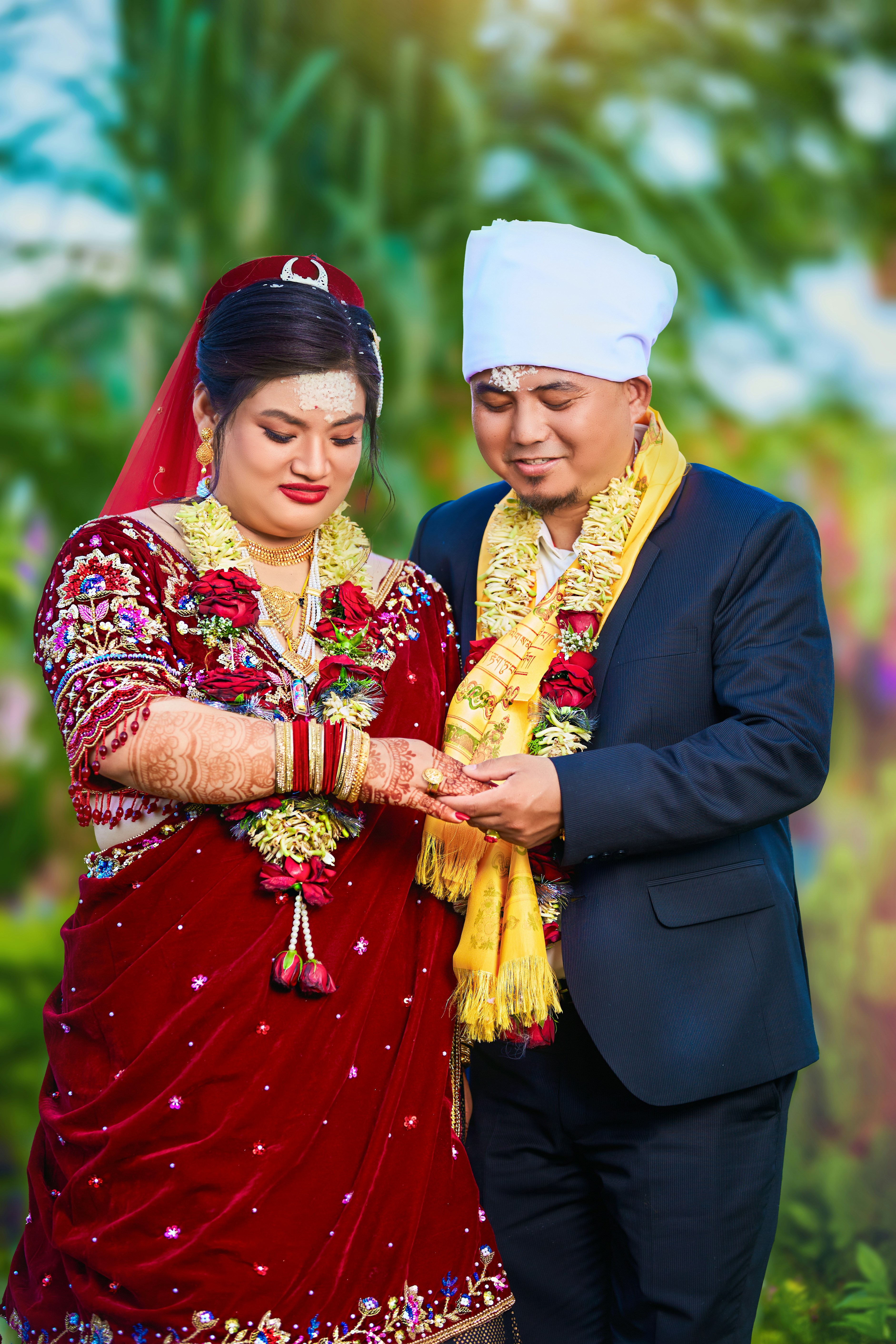 Portrait of Priya & Rohan Chettri