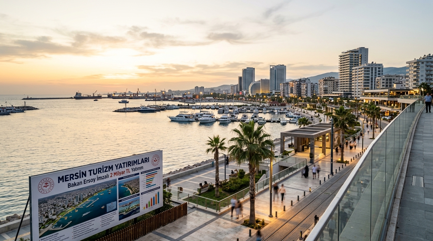 Mersin Turizm Sektöründe Bakan Ersoy İmzalı 2 Milyar TL'lik Yatırım Sıçraması