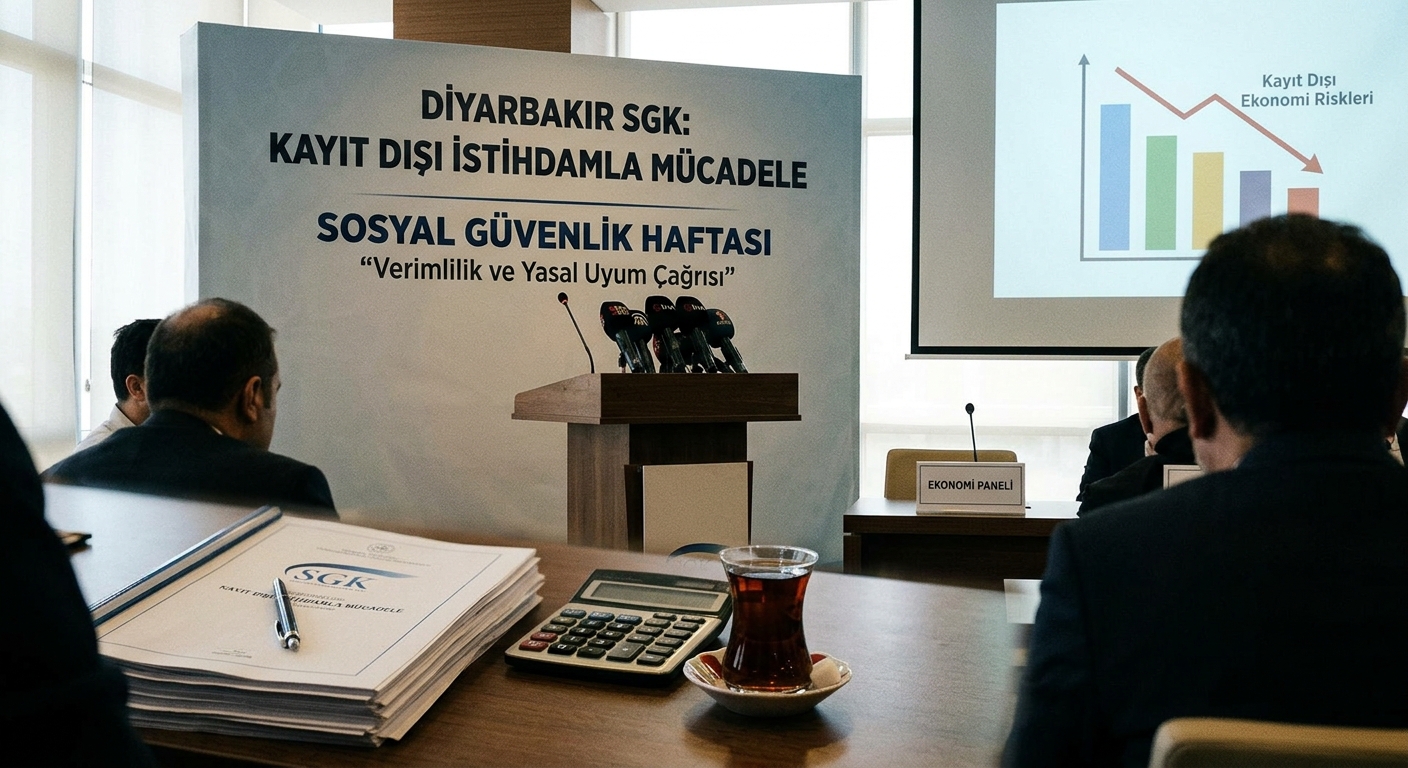 Diyarbakır SGK'dan Kayıt Dışı İstihdam Uyarısı: Ekonomi İçin Kritik Mesaj