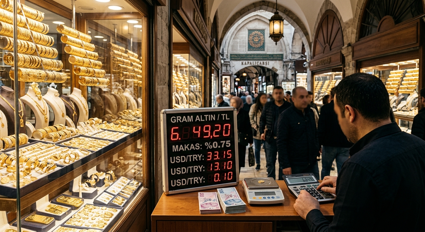 İstanbul Kapalıçarşı'da Altın Piyasası: Kritik Verilerle Belirsizlik Sürüyor