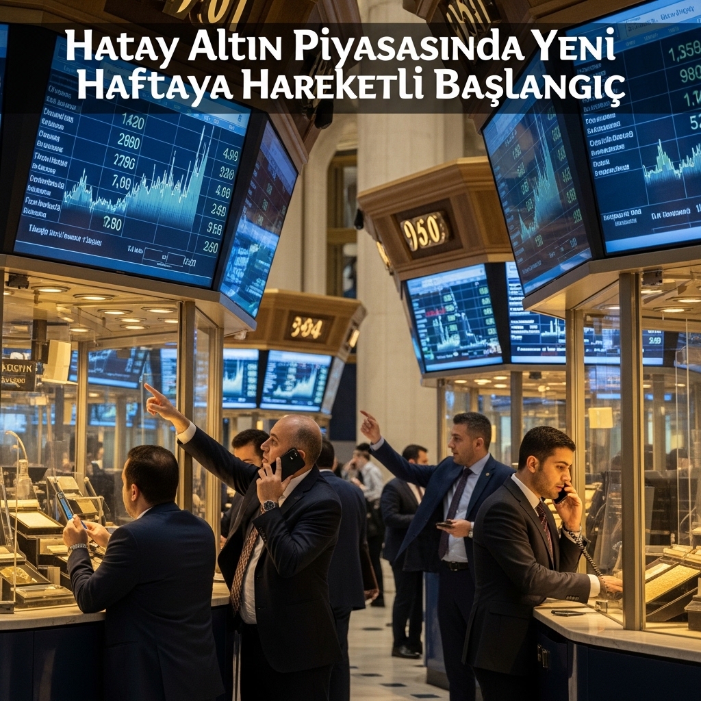 Hatay Altın Piyasasında Yeni Haftaya Hareketli Başlangıç