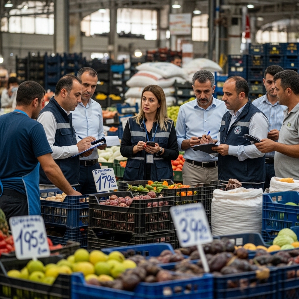 Antalya Toptancı Halinde Bayram Öncesi Sıkı Fahiş Fiyat Denetimi