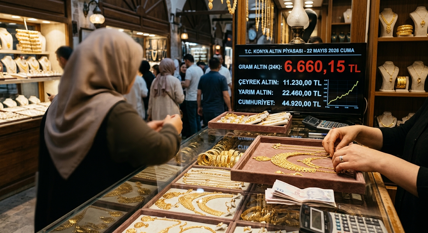 Konya Altın Piyasasında Düğün Sezonu Hareketliliği ve Güncel Fiyatlar