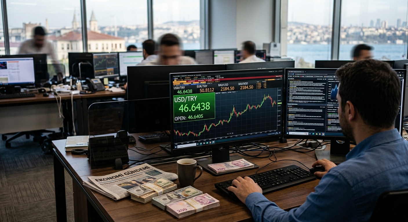 Döviz Piyasasında Yeni Hafta: Dolar/TL 46,64 Seviyesinde Başladı