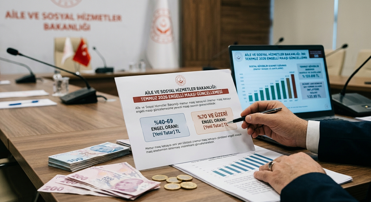 Temmuz 2026 Engelli Maaşı Zamlı Tutarları Belli Oldu: İşte Yeni Ödeme Detayları
