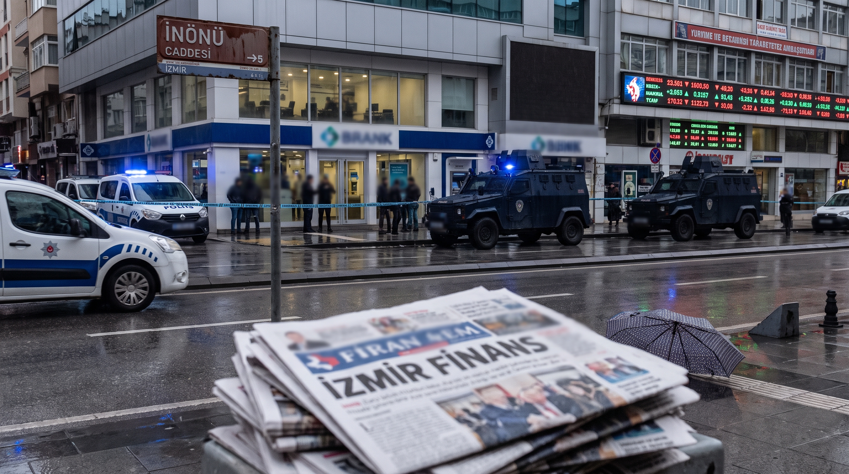 İzmir'de Banka Soygunu Girişimi: Silahlı Rehine Krizi Ekipleri Harekete Geçirdi