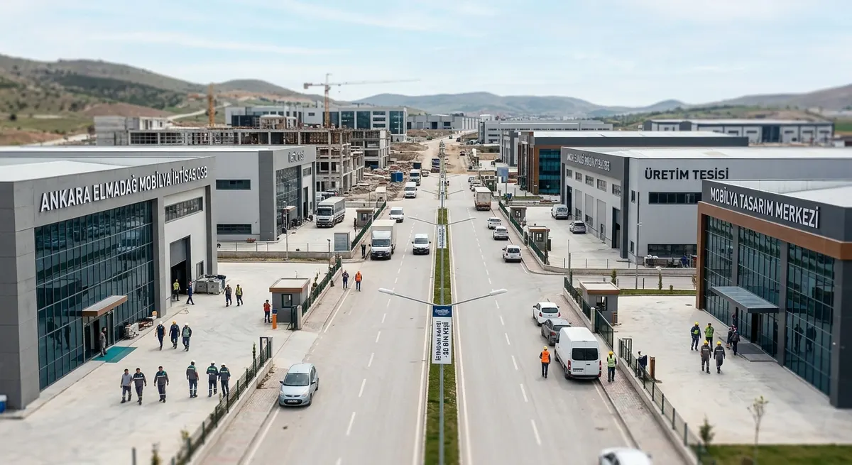 Ankara'da Dev Mobilya İhtisas OSB ile 20 Bin Kişiye İstihdam Müjdesi