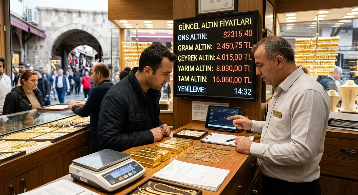Antalya Altın Piyasası Dalgalanıyor: Gram ve Çeyrek Altında Güncel Fiyatlar