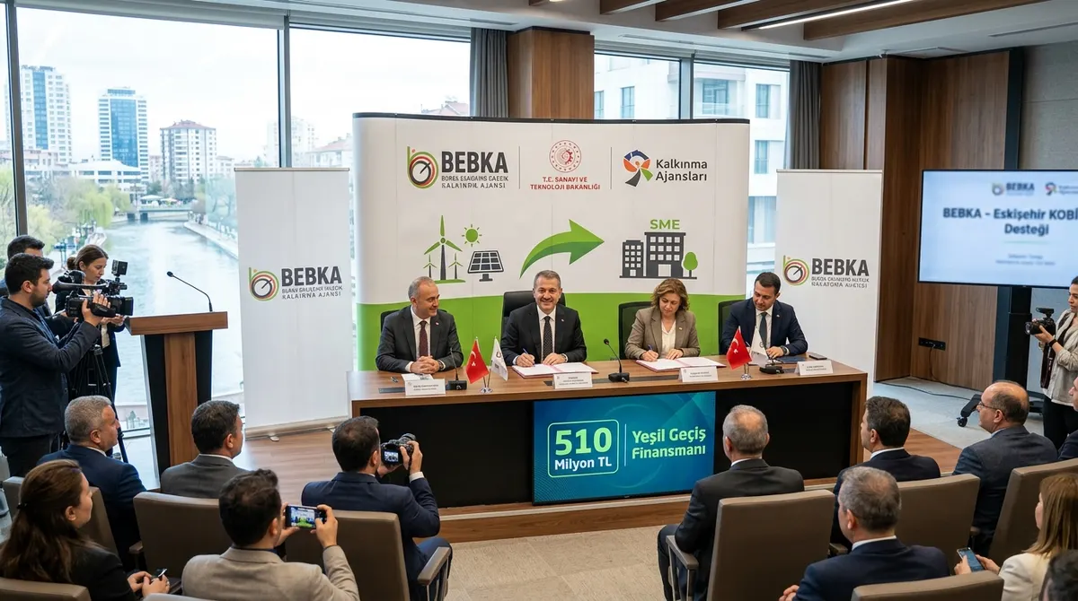 Eskişehir KOBİ'lerine BEBKA'dan 510 Milyon TL'lik Yeşil Geçiş Finansman Desteği