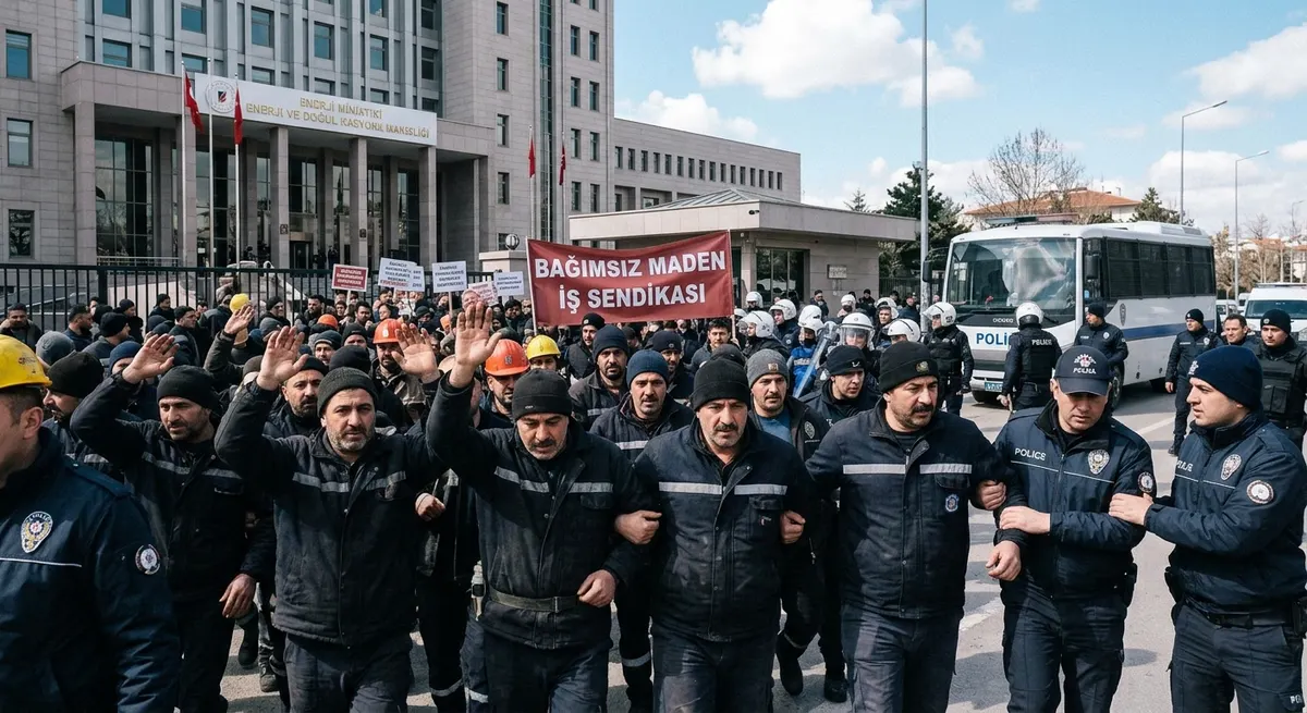 Eskişehir Madencilerinin Ankara Protestosunda Gözaltı: İş Hukuku Gerilimi Tırmanıyor