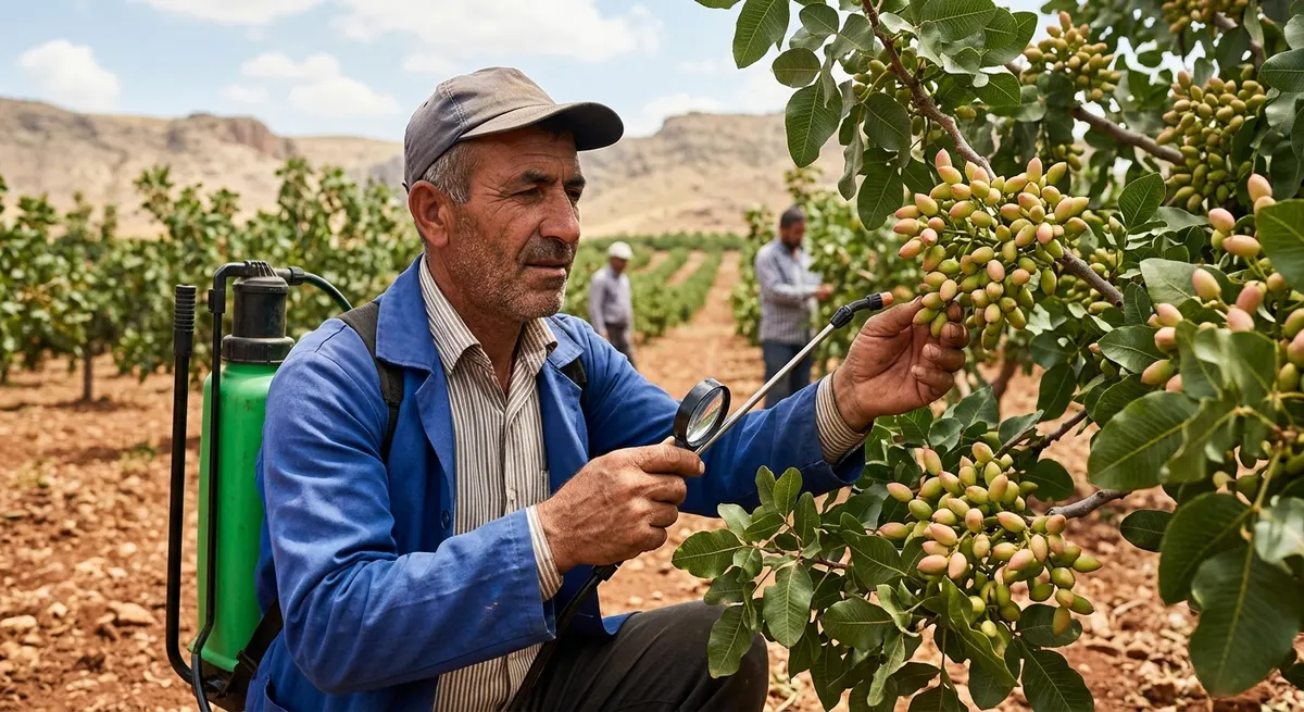 Gaziantep'te Fıstık Üreticilerinden Ekonomik Kalkınma İçin Kritik Mücadele