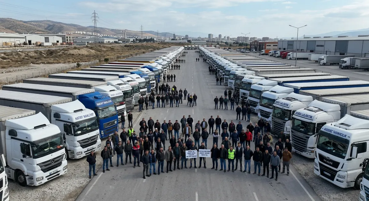 Hatay'da 800 TIR Şoförü Kontak Kapattı: Ticarette Büyük Aksaklıklar