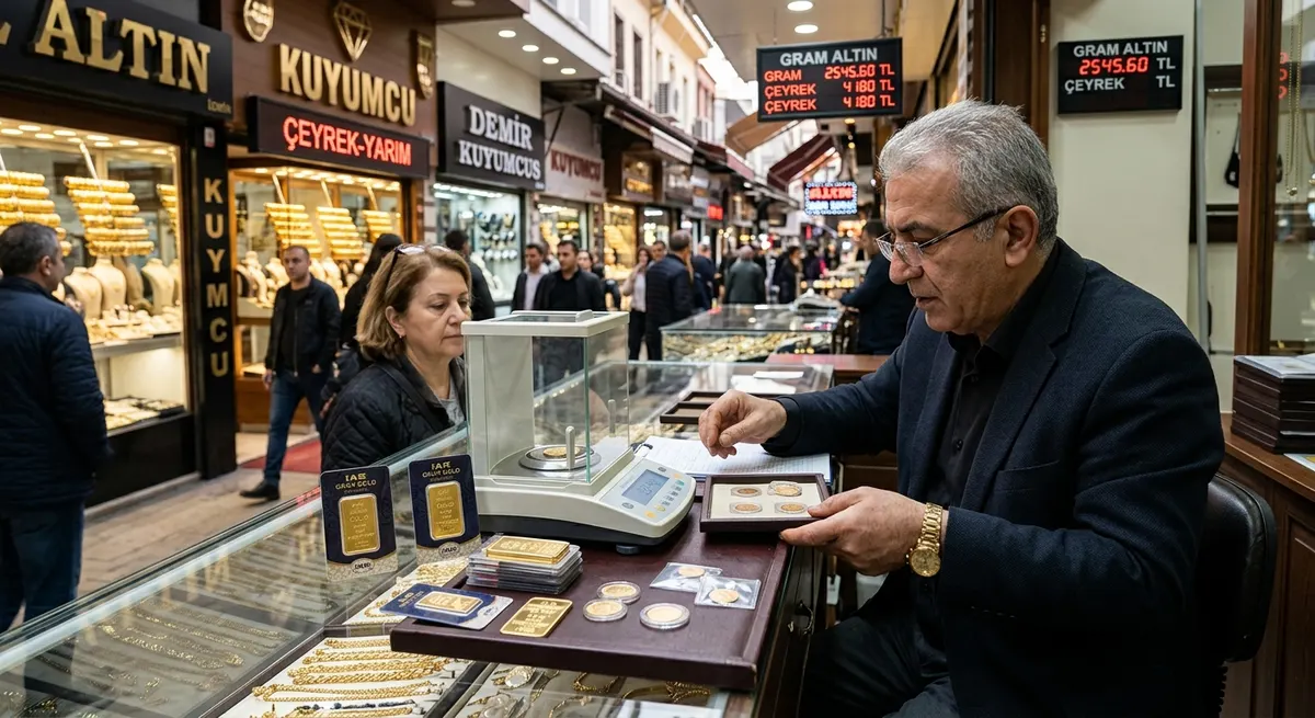 İzmir Altın Piyasasında Güncel Hareketlilik: Gram ve Çeyrek Altın Fiyatları