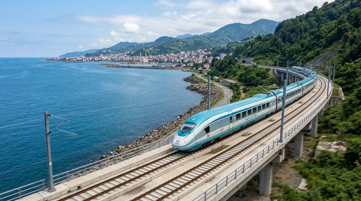 Karadeniz'e Çağ Atlatacak Dev Demiryolu Projesi Trabzon'u da Kapsıyor